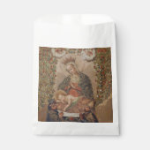 De Maagd aanbidt het Christuskind Kerstmis Bedankzakje (Voorkant)