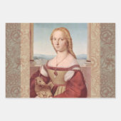 De Maagd aanbidt het Christuskind Kerstmis Inpakpapier Vel (Voorkant 3)