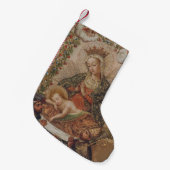 De Maagd aanbidt het Christuskind Kerstmis Kleine Kerstsok (Voorkant (Hangend))