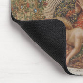 De Maagd aanbidt het Christuskind Kerstmis Muismat (Hoek)