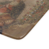 De Maagd aanbidt het Christuskind Kerstmis Snijplank (Hoek)