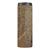 De Maagd aanbidt het Christuskind Kerstmis Thermosbeker (Achterkant)