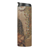 De Maagd aanbidt het Christuskind Kerstmis Thermosbeker (Geroteerd rechts)