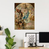 De Maagd als vrouw van de Apocalyps | Rubens | Poster (Thuiskantoor)