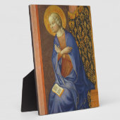 De Maagd Annunciate, c. 1430 (temperatuur op het p Fotoplaat (Zijkant)