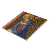 De Maagd Annunciate, c. 1430 (temperatuur op het p Tegeltje (Zijkant)