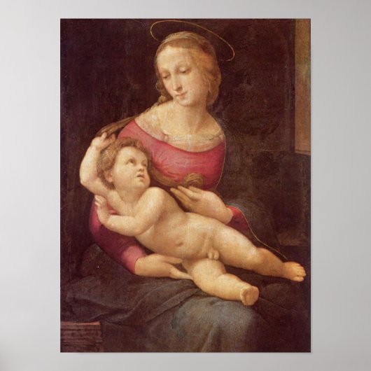 De Maagd (De Bridgewater Madonna) door Raphael Poster (Voorkant)