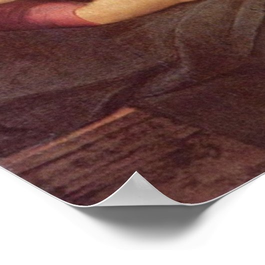 De maagd (de Bridgewater Madonna) van Raphael Poster (Hoek)