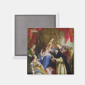 De maagd die de Rosary aanbiedt Magneet (Voorkant / Achterkant)
