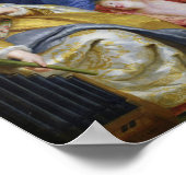 De maagd die de Rosary aanbiedt Poster (Hoek)