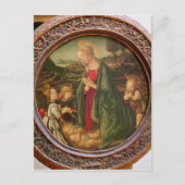 De Maagd die het Christelijke Kind bewondert Briefkaart (Voorkant)