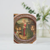 De Maagd die het Christelijke Kind bewondert Briefkaart (Staand voorkant)