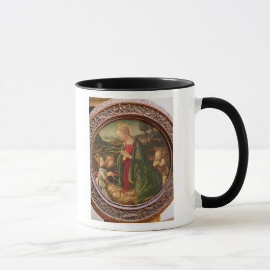 De Maagd die het Christelijke Kind bewondert Mok (Rechts)
