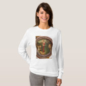 De Maagd die het Christelijke Kind bewondert T-shirt (Voorkant volledig)