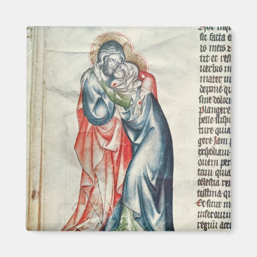 De Maagd en Christus, van de Passie van Magneet (Voorkant)