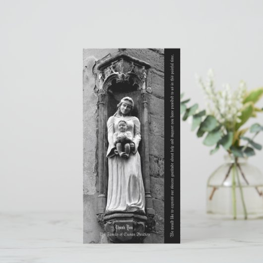 De Maagd en het Kind 1 Betuiging van medeleven dan Bedankkaart (Staand voorkant)