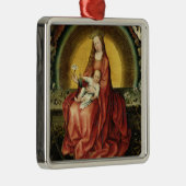 De maagd en het kind 2 metalen ornament (Rechts)