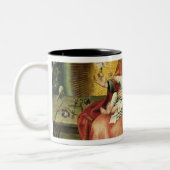 De maagd en het kind 2 tweekleurige koffiemok (Links)