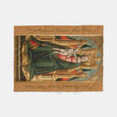 "De Maagd en het Kind" aangepaste fleece dekens (Voorkant (Horizontaal))