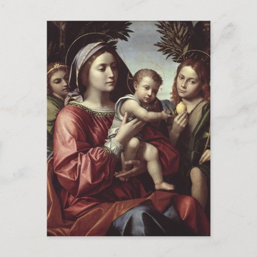 De Maagd en het Kind Briefkaart (Voorkant)