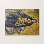 De Maagd en het Kind Byzantijnse Mozaïek Icon Legpuzzel (Horizontaal)