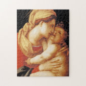 De Maagd en het Kind door Jacopo Da Pontormo Legpuzzel (Verticaal)