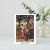 De maagd en het kind door Lucas Cranach (I) Briefkaart (Staand voorkant)