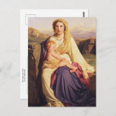 De Maagd en het Kind door Paul Delaroche Briefkaart (Voorkant / Achterkant)