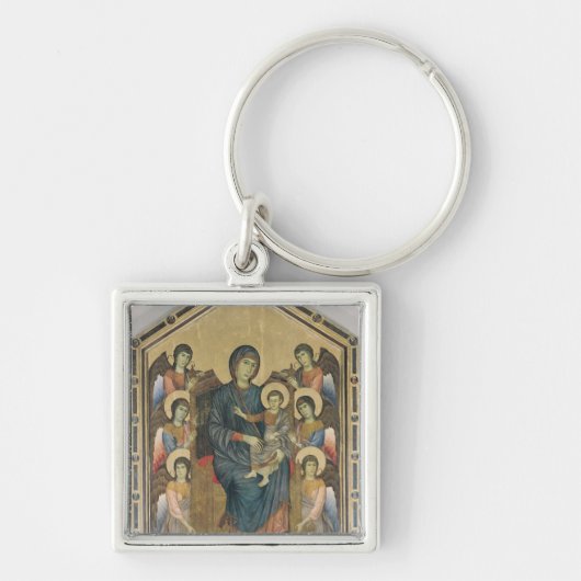 De Maagd en het Kind in Majesteit Sleutelhanger (Voorkant)