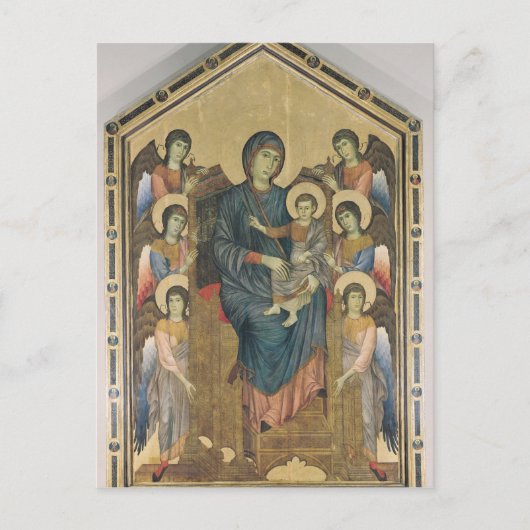 De Maagd en het Kind in Majesty Briefkaart (Voorkant)