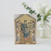 De Maagd en het Kind in Majesty Briefkaart (Staand voorkant)