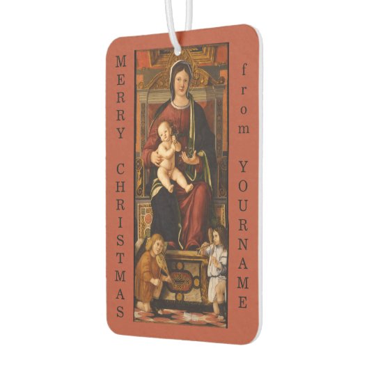 'De maagd en het kind' maakt aangepaste luchtverfr Luchtverfrisser (Links)