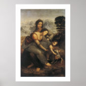 De Maagd en het Kind met Saint Anne Poster (Voorkant)