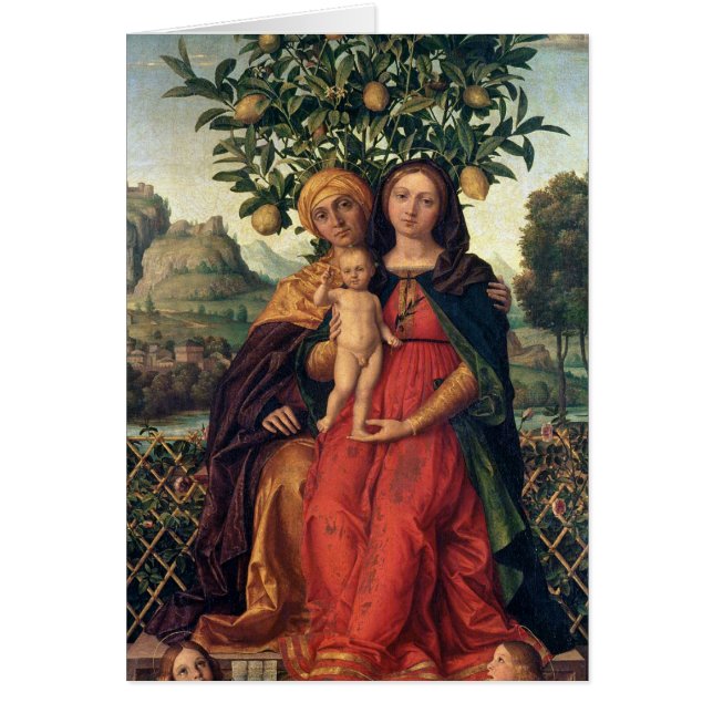 De Maagd en het Kind met St Anne, 1510-18 (Voorkant)