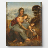 De Maagd en het Kind met St. Anne door Da Vinci Fotoplaat (Voorkant)