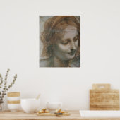 De Maagd en het Kind met St Anne en St. John Poster (Keuken)