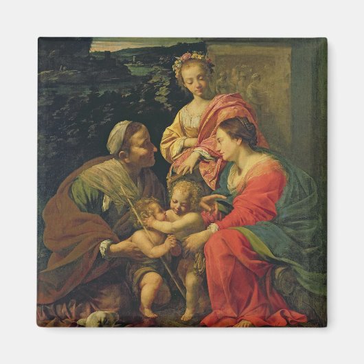 De Maagd en het Kind met St. Elizabeth, de Infan Magneet (Voorkant)