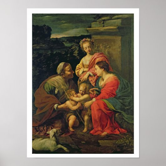 De Maagd en het Kind met St. Elizabeth, de Infan Poster (Voorkant)