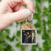 De Maagd en het Kind (olie) Sleutelhanger (Hand)