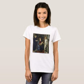 De Maagd en het Kind (olie) T-shirt (Voorkant volledig)