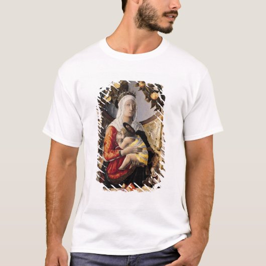 De Maagd en het Kind Omringd door Acht T-shirt (Voorkant)