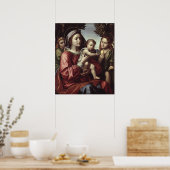 De Maagd en het Kind Poster (Keuken)