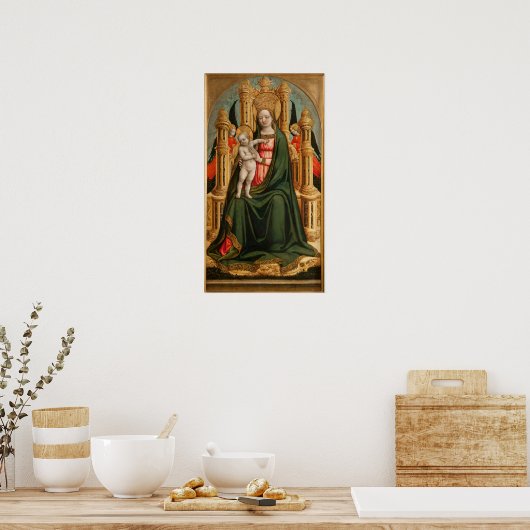 "De maagd en het kind" poster 1 (Keuken)