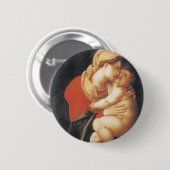 De Maagd en het Kind Ronde Button 5,7 Cm (Voorkant /achterkant)