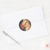 De Maagd en het Kind Ronde Sticker (Envelop)