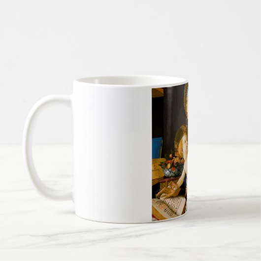 De Maagd en het Kind, Sandro Botticelli Koffiemok (Links)