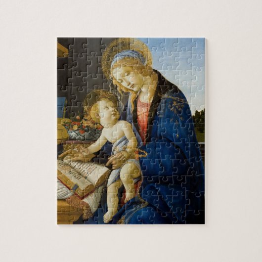 De maagd en het kind – Sandro Botticelli Legpuzzel (Verticaal)