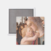 De maagd en het kind van Alessandro Botticelli Magneet (Voorkant / Achterkant)