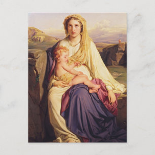De Maagd en het Kind van Paul Delaroche Briefkaart