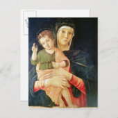 De Maagd en Kind Blessing, 1460-70 Briefkaart (Voorkant / Achterkant)